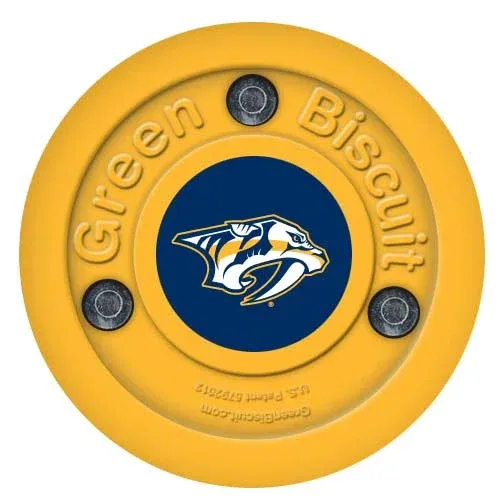 Green Biscuit NHL Team Hockey Puck - Image 24