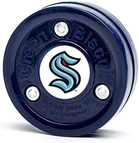 Green Biscuit NHL Team Hockey Puck - Image 30