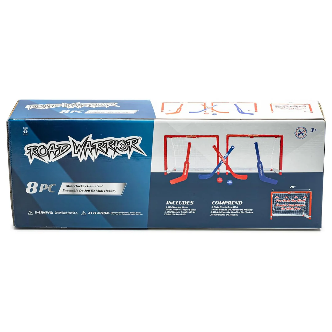 Road Warrior Mini Sticks Hockey Game Set (8pc) - Image 4